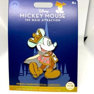 Mickey Mouse The Main Attraction Prince Charming Regal Carousel Pin WDW 7 of 12
